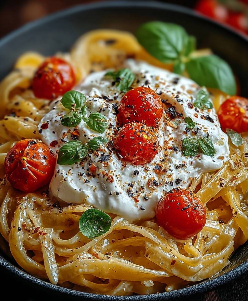 Burrata Pasta einfach schnell