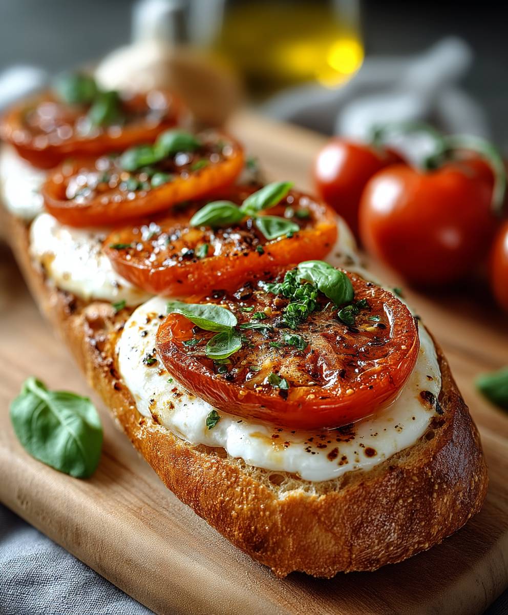 Tomaten Mozzarella Baguette schnell