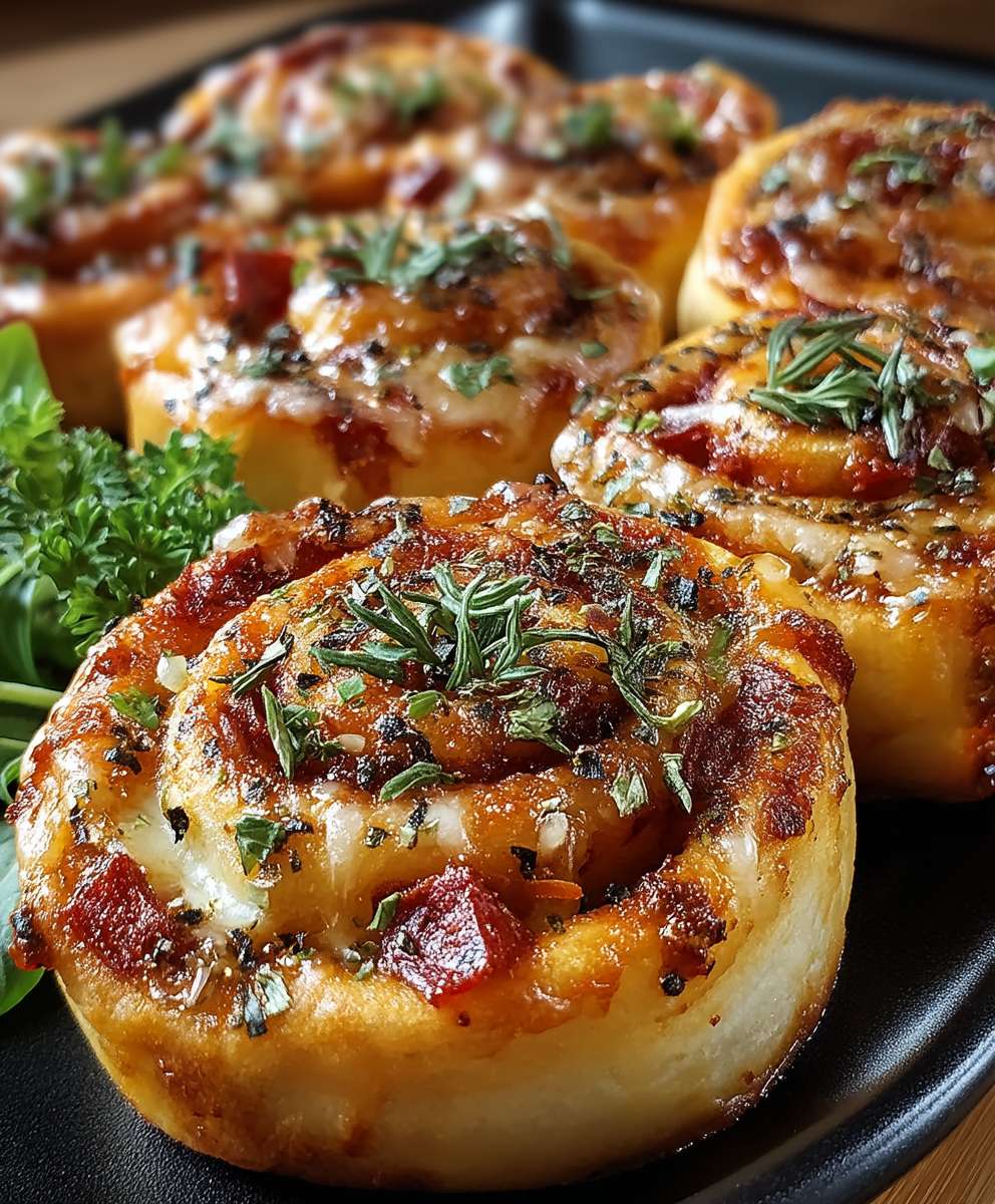 Pizzaschnecken schnell einfach backen