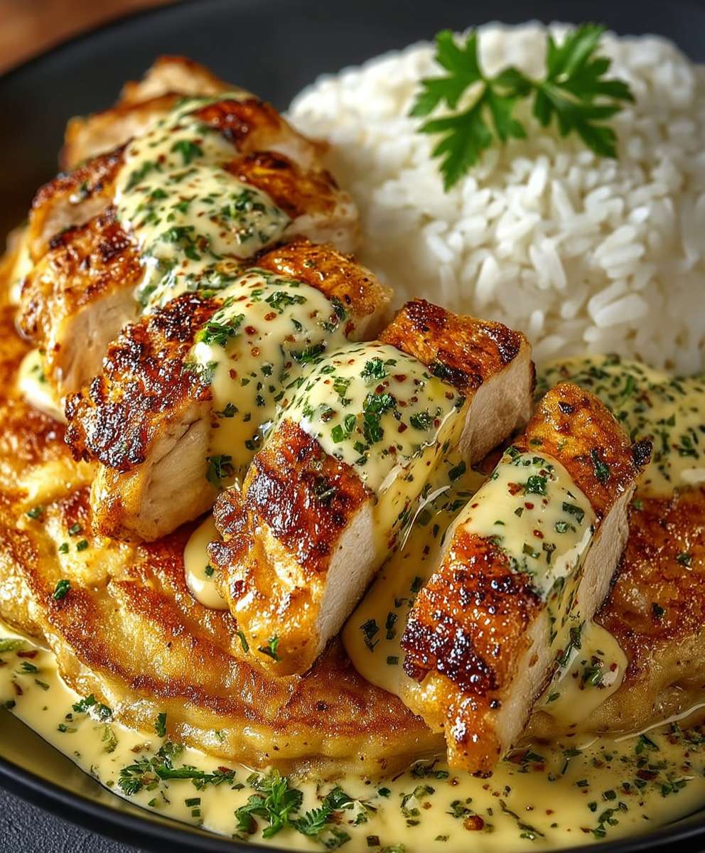 Honig Senf Hähnchenpfanne