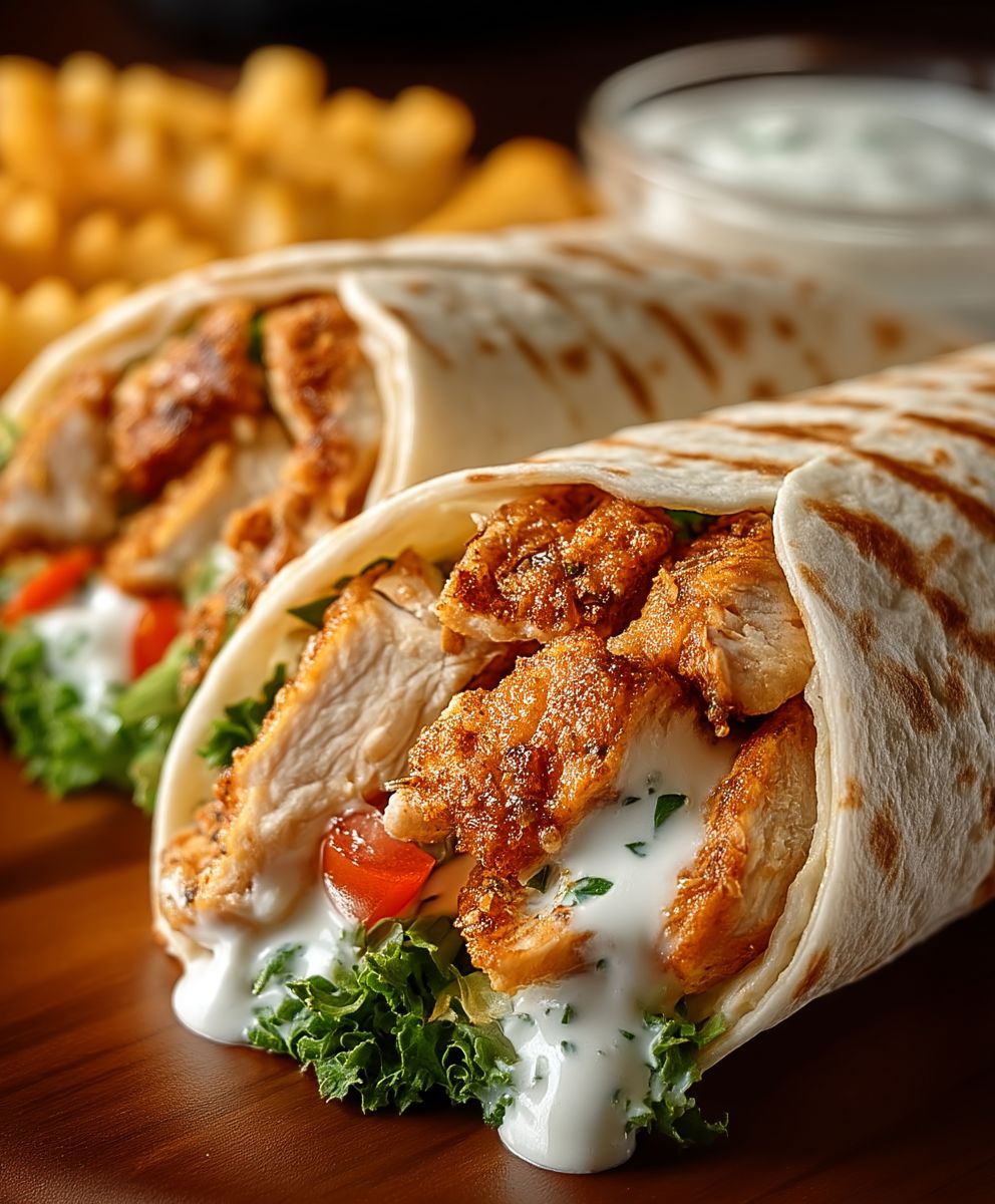 Chicken Ranch Snack Wrap