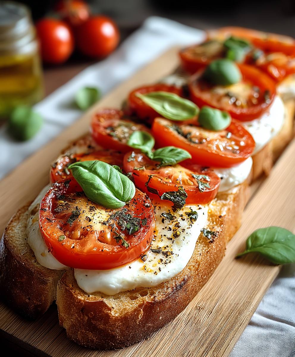 Tomaten Mozzarella Baguette schnell