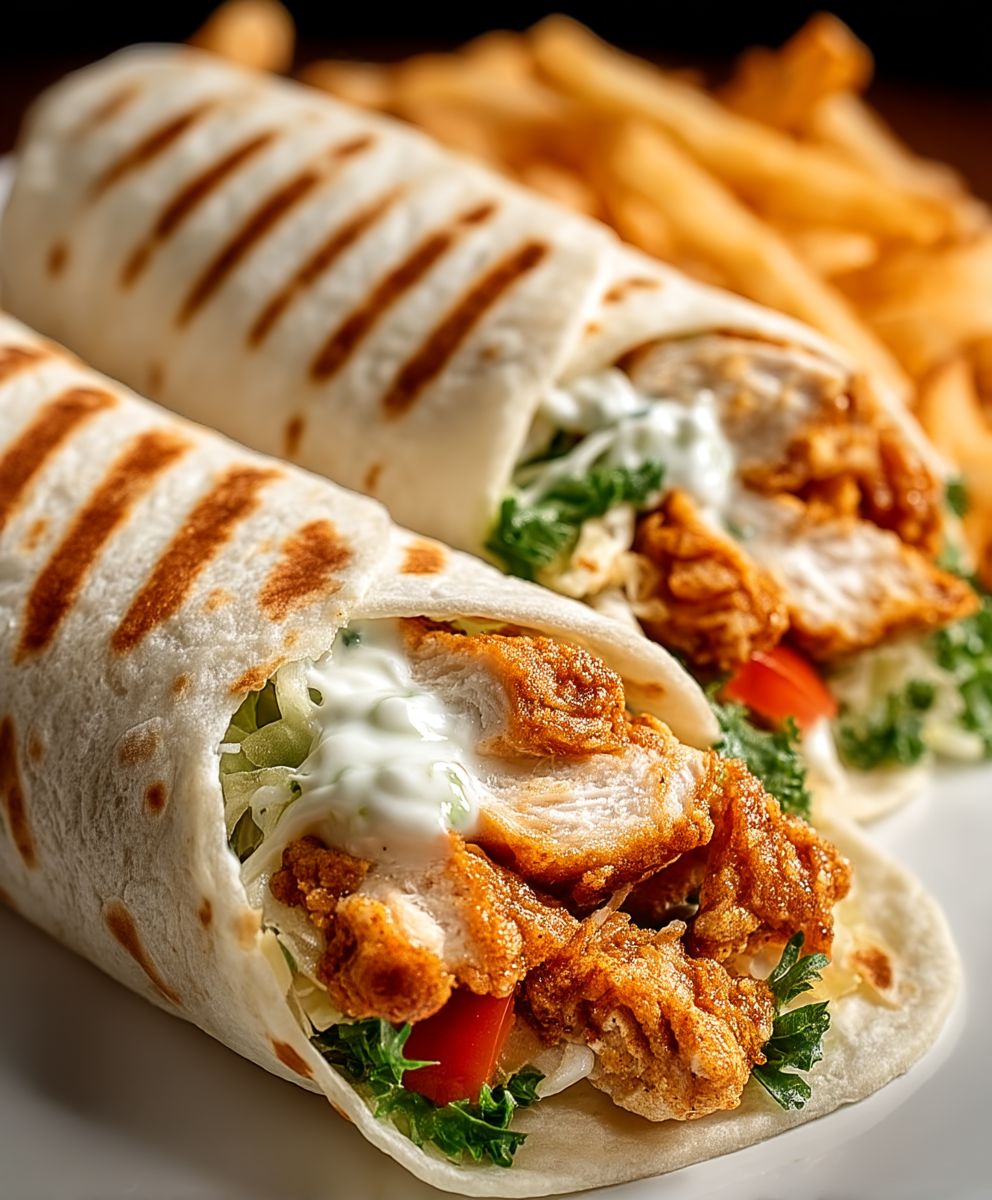 Chicken Ranch Snack Wrap