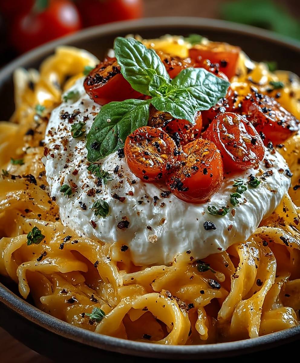 Burrata Pasta einfach schnell