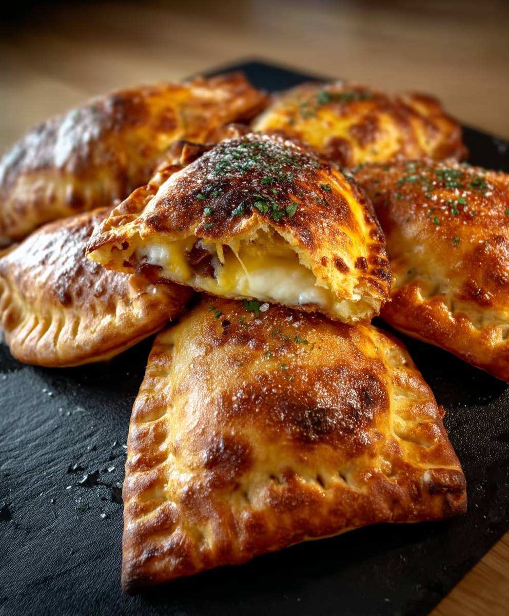 Gesunde Protein Pizza Taschen