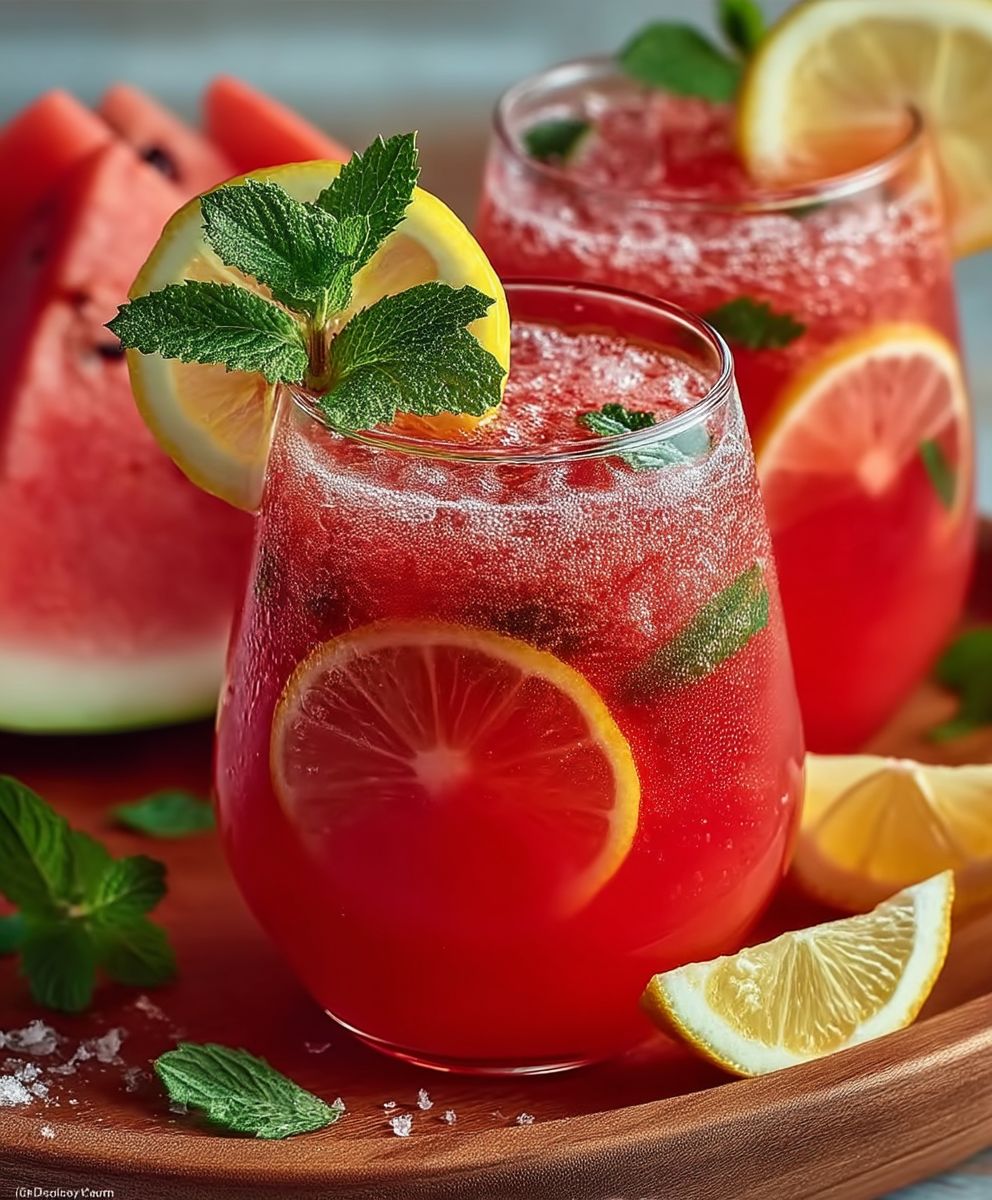 Wassermelone Limonade Sommer Getrank