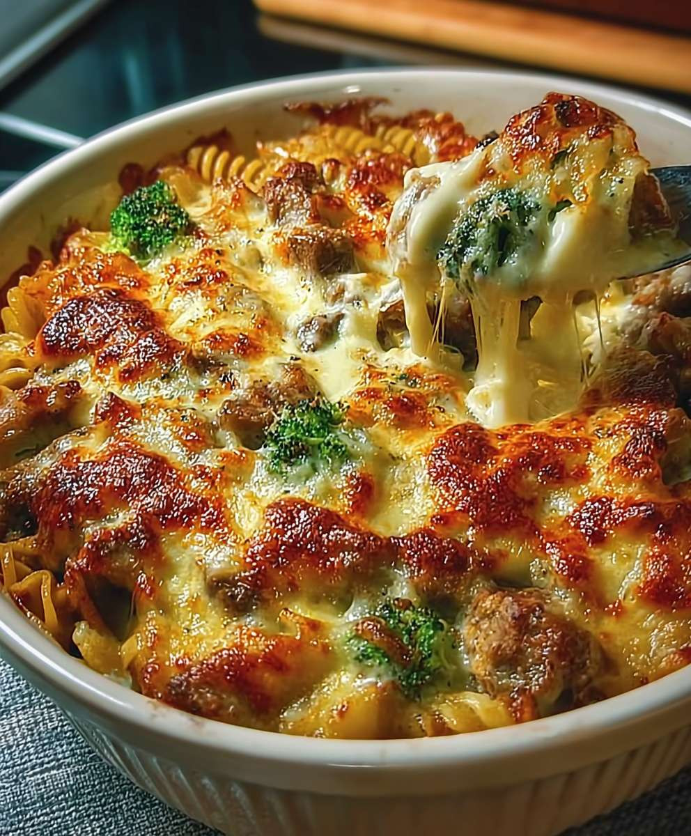 Gyrosauflauf mit Hollandaise einfach