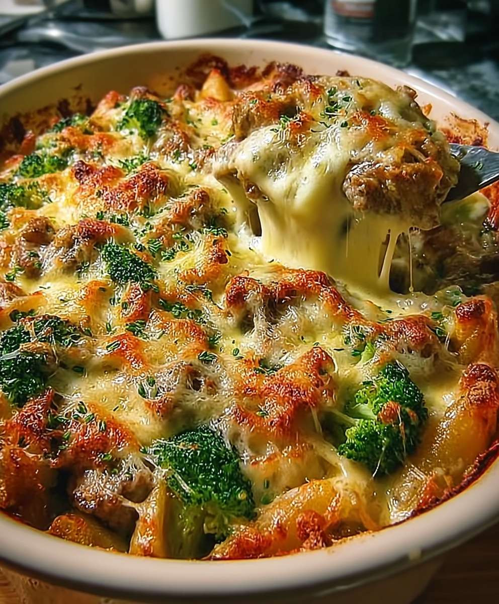 Gyrosauflauf mit Hollandaise einfach