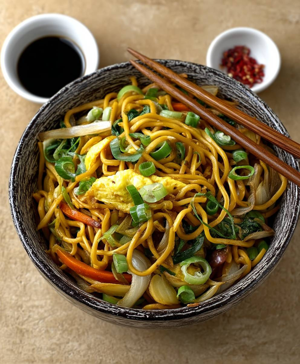 Gebratene Nudeln Chinesische Art