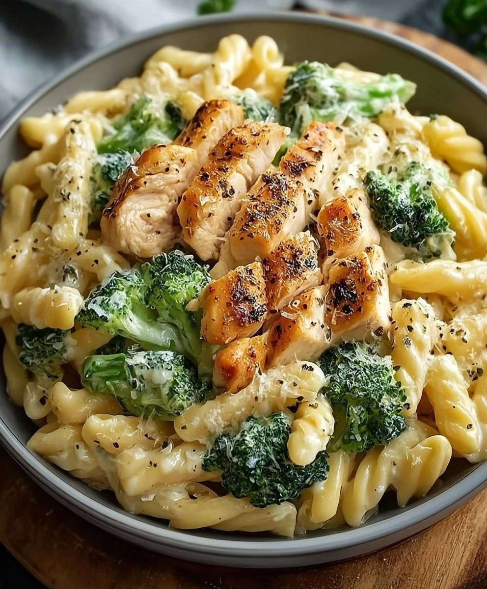 Hähnchen Brokkoli Pasta cremig