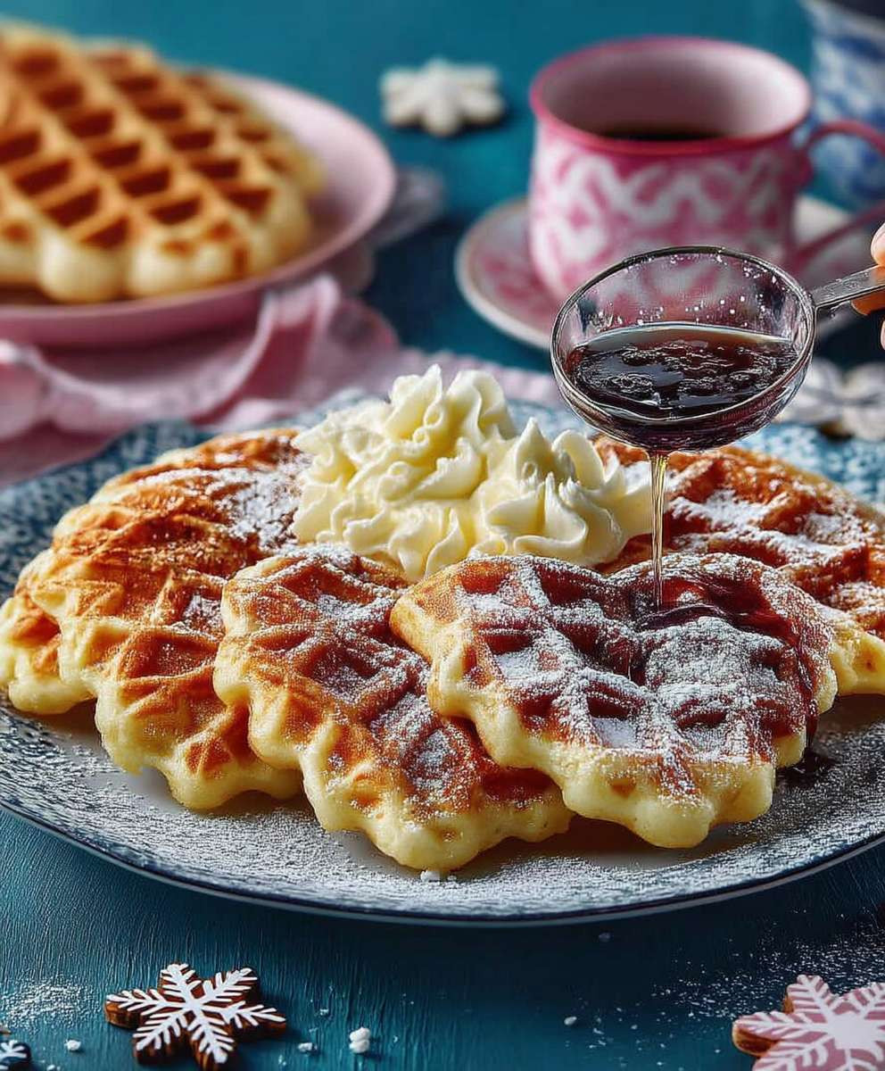 Omas Waffeln Teig einfach backen