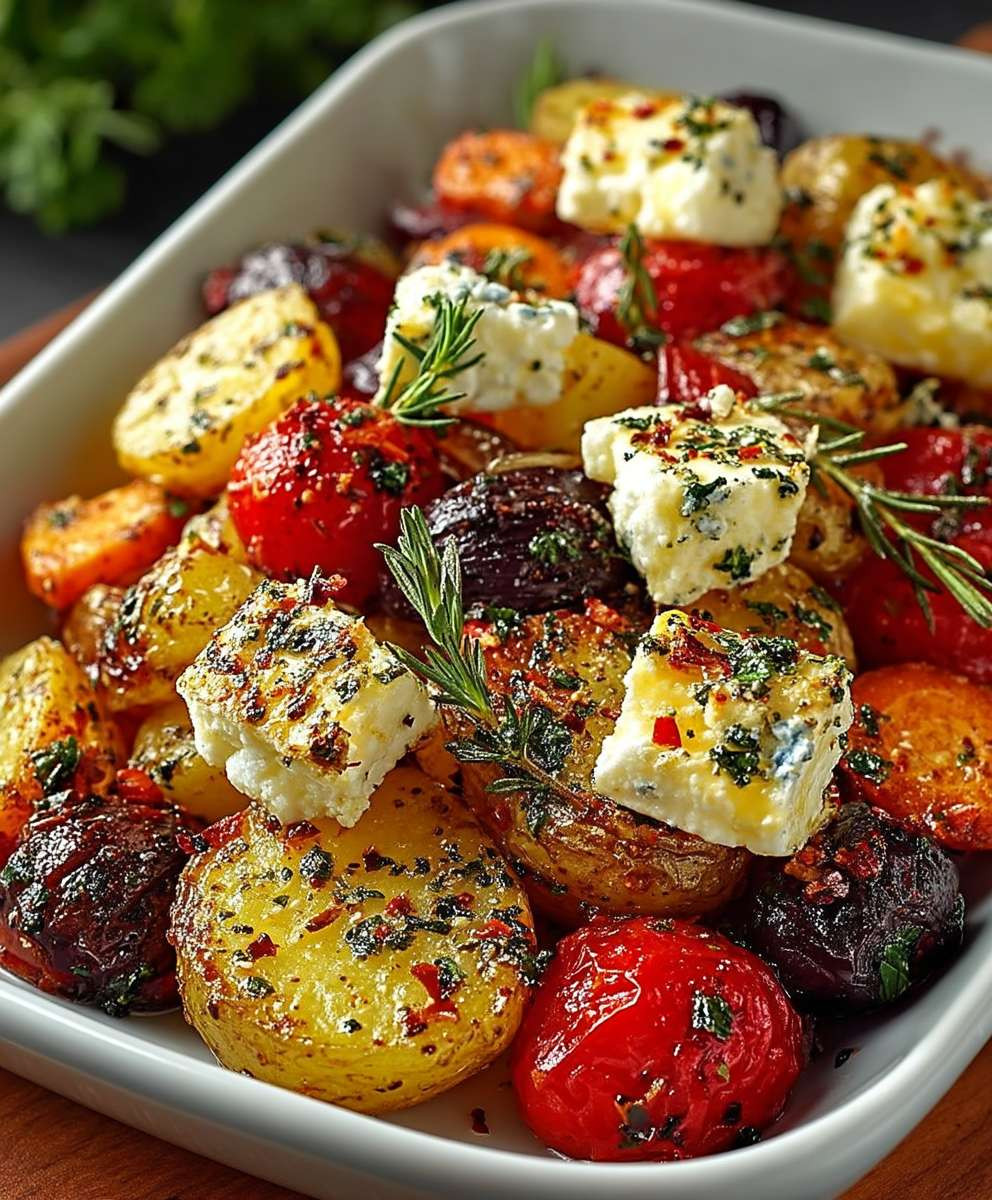 Feta Kartoffeln Ofengemüse