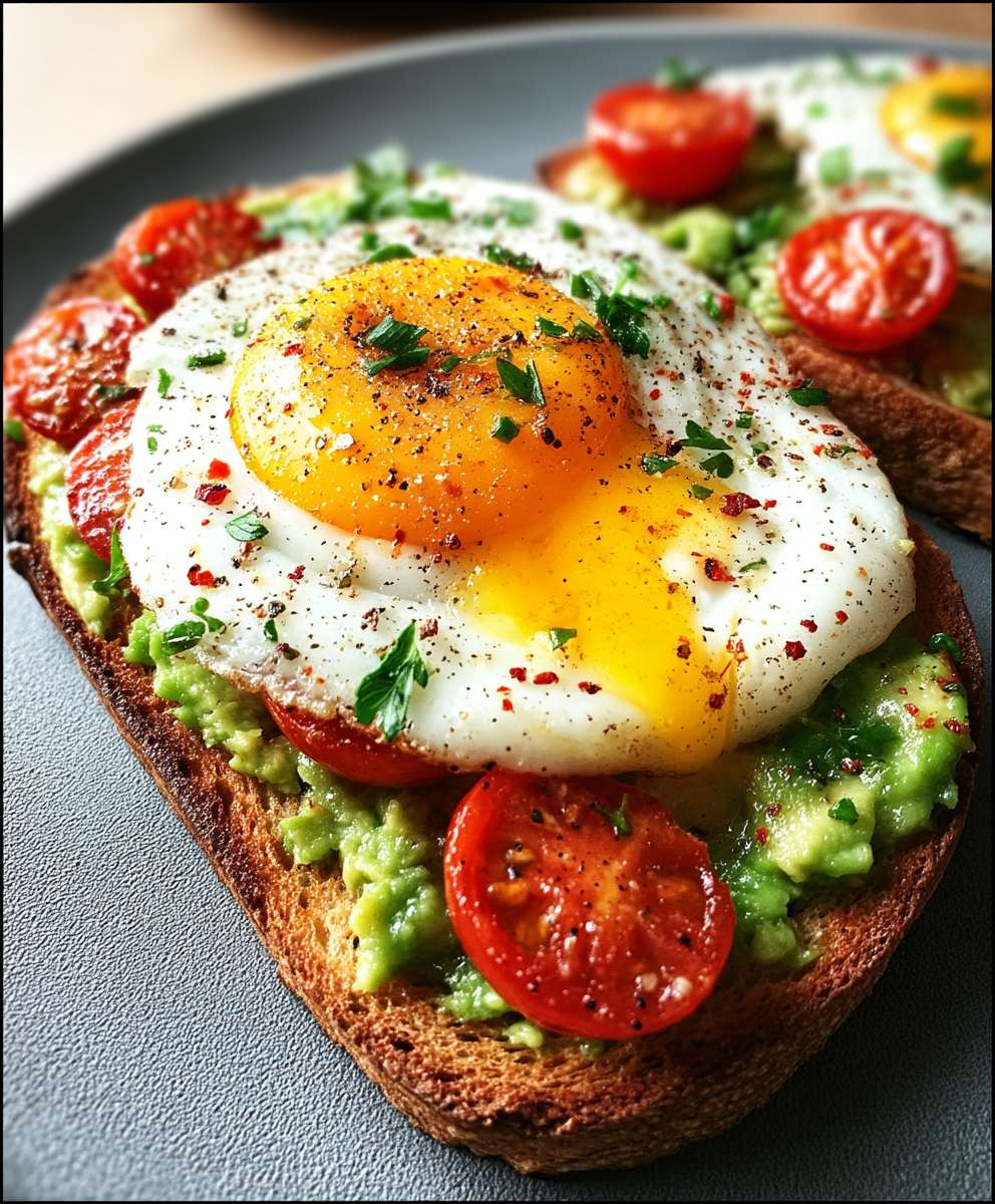 Avocado Toast mit Ei