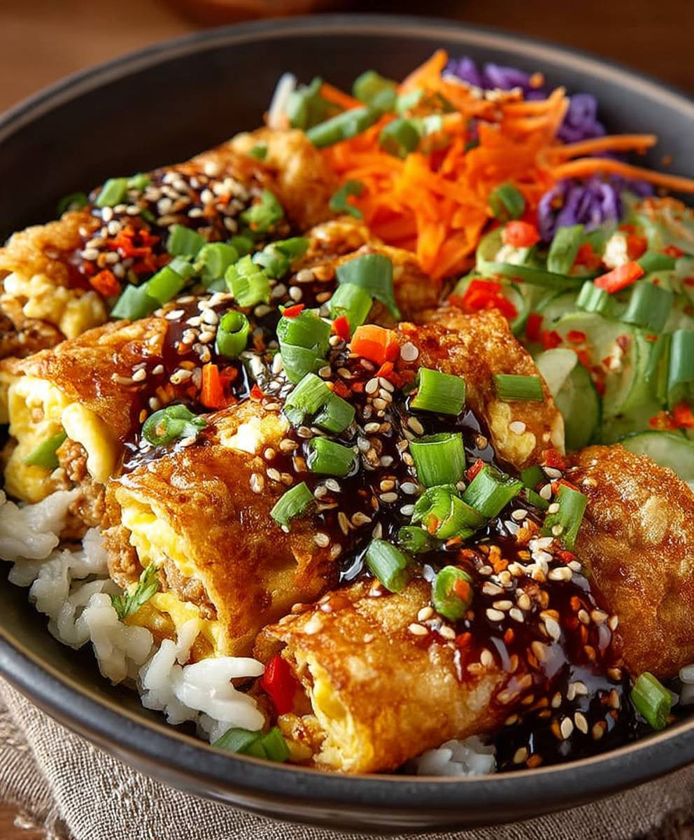Gesunde Egg Roll Bowl