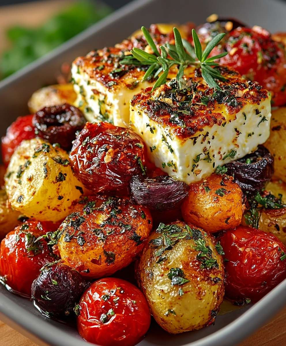 Feta Kartoffeln Ofengemüse