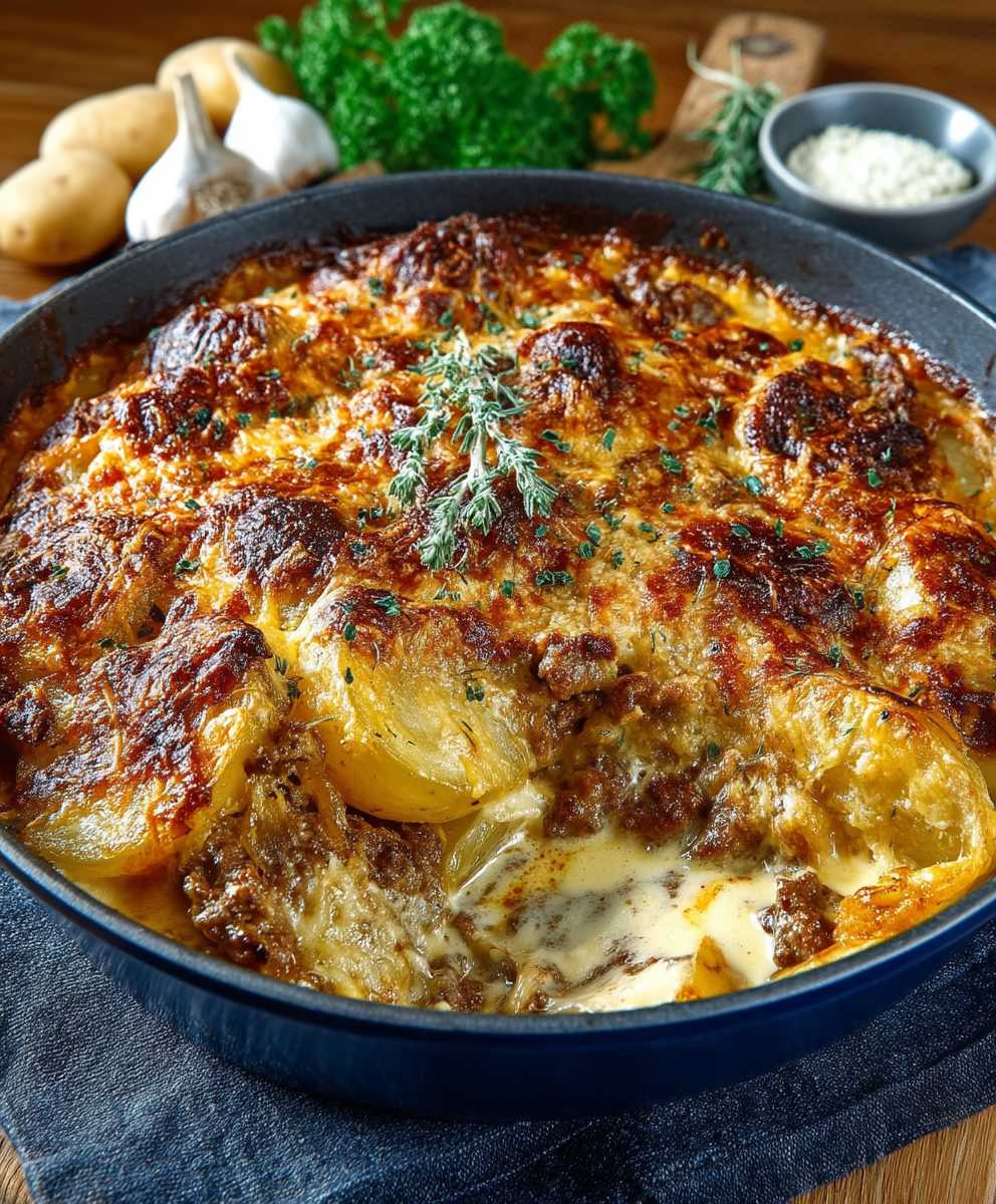 Kartoffel Hackfleisch Auflauf einfach
