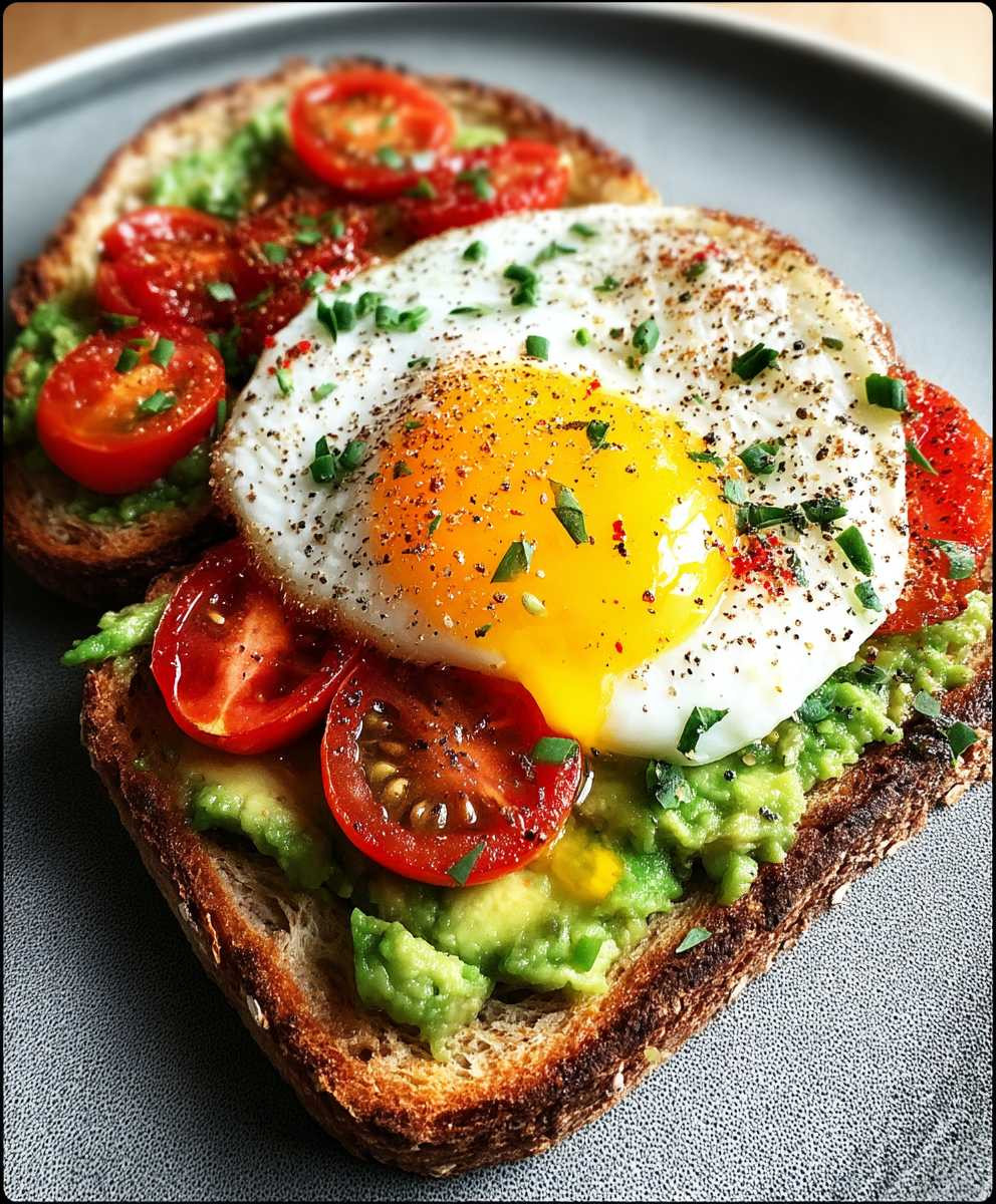 Avocado Toast mit Ei