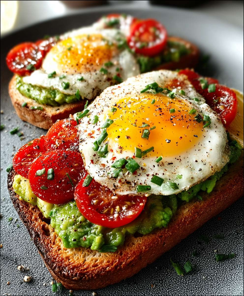 Avocado Toast mit Ei