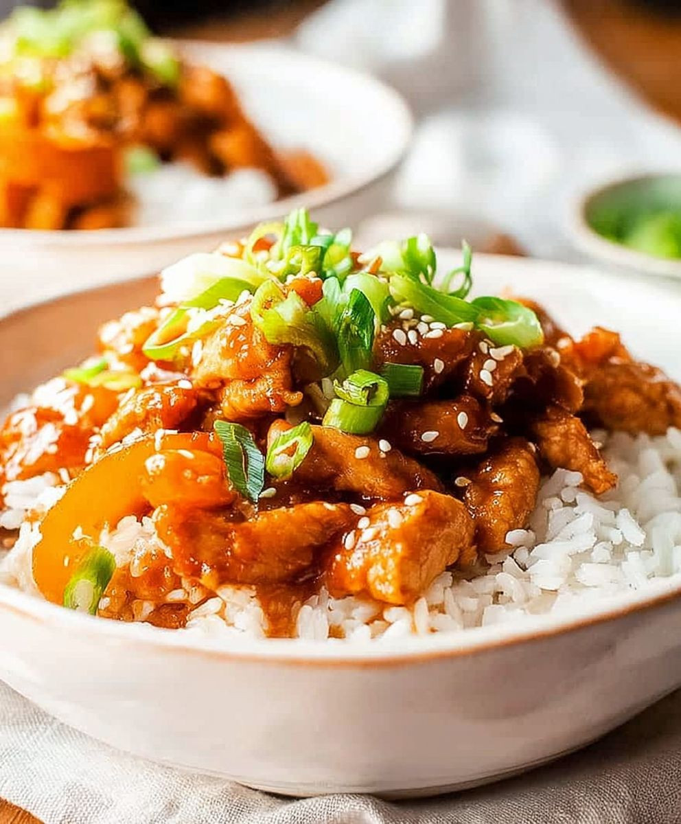 Schnelles Aprikosen Hähnchen