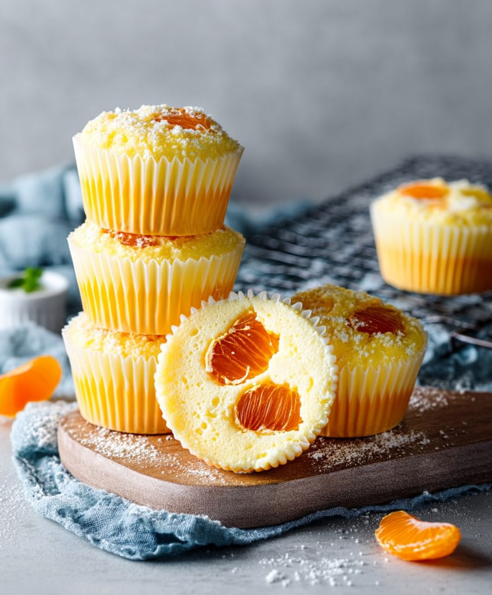 Käsekuchen Muffins Mandarinen