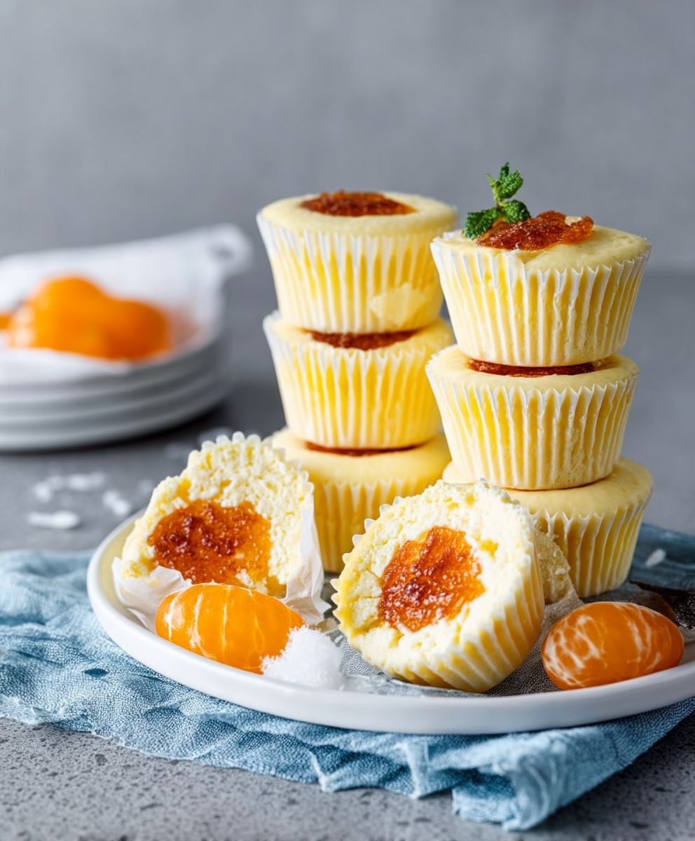 Käsekuchen Muffins Mandarinen