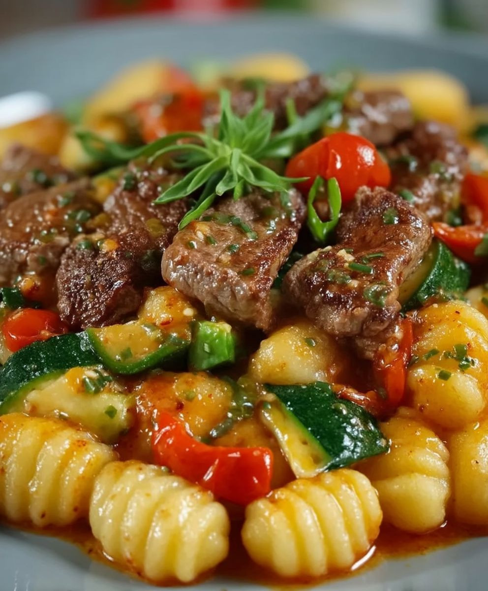 Gnocchi mit Rinderfilet