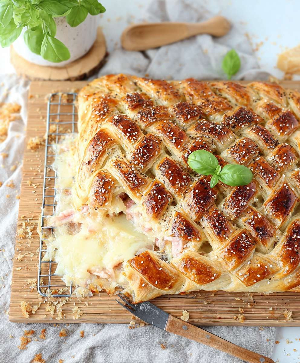 Käse Schinken Zupfbrot backen