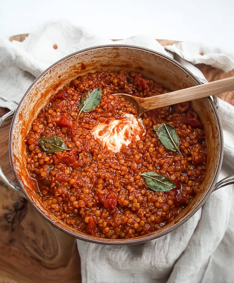 Rote Linsen Bolognese Vegetarisch