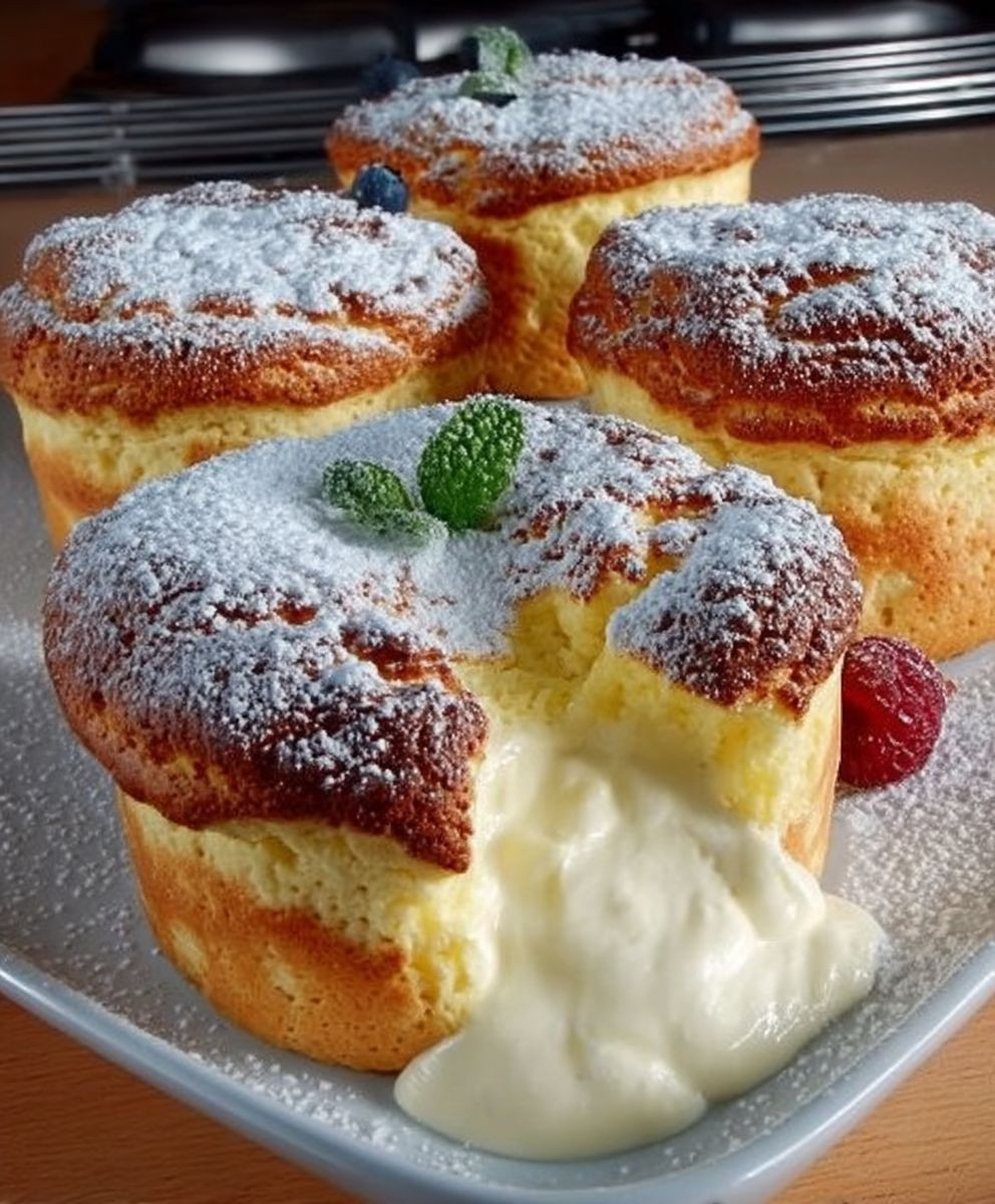 Quark Muffins Vanillepudding schnell