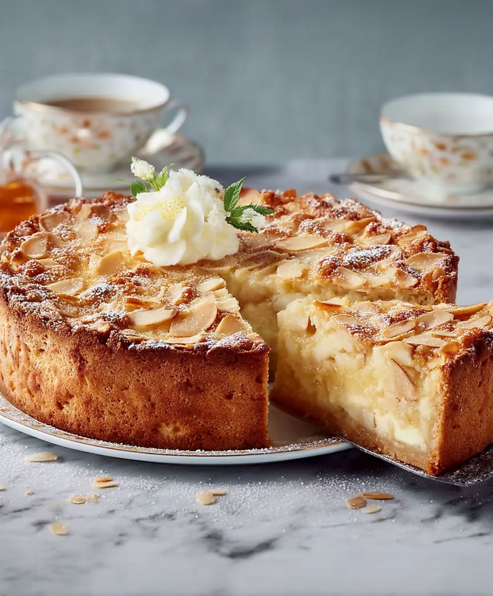 Apfel Bienenstich Torte