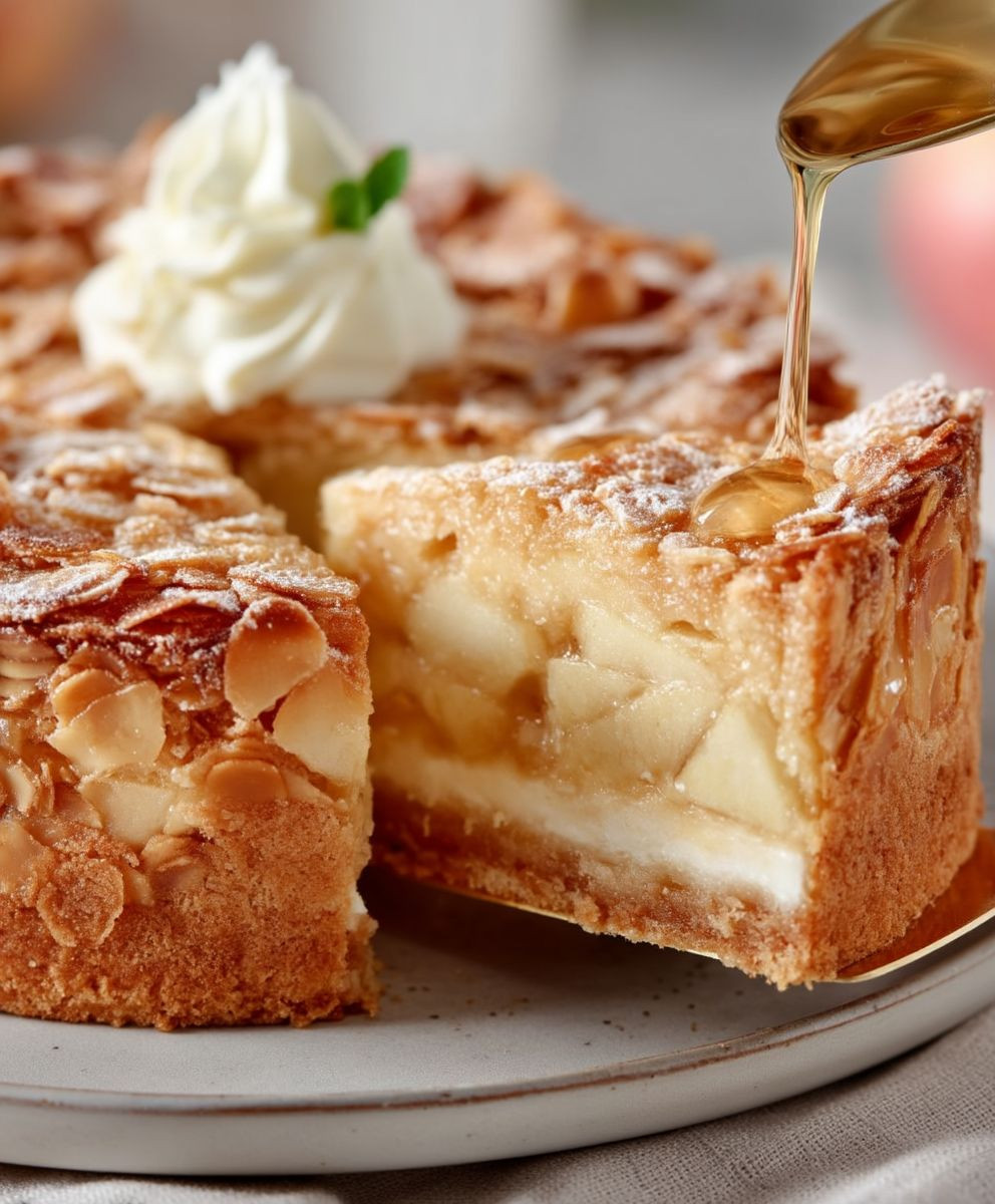 Apfel Bienenstich Torte