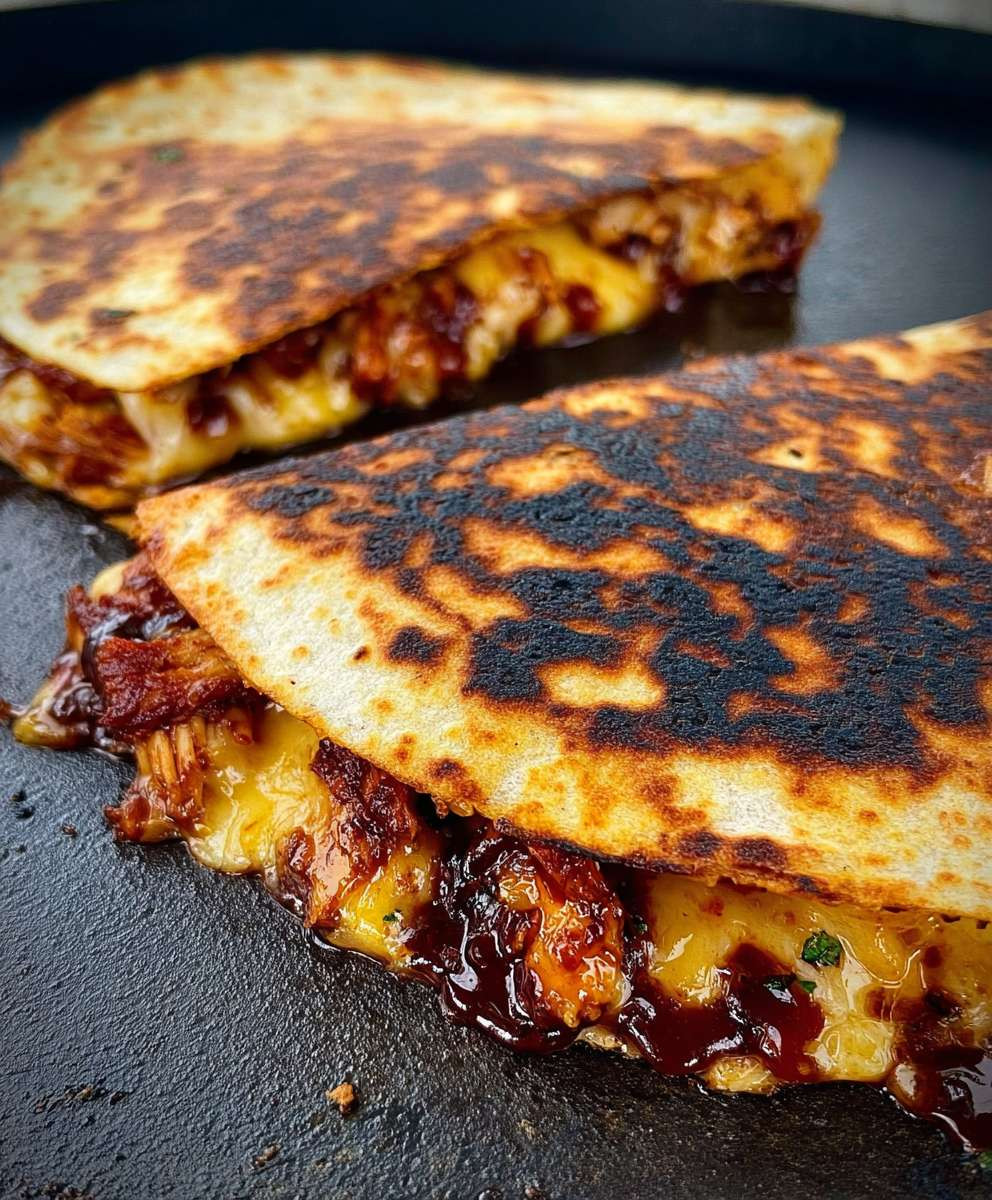 Blackstone Hot Honey Chicken Quesadillas