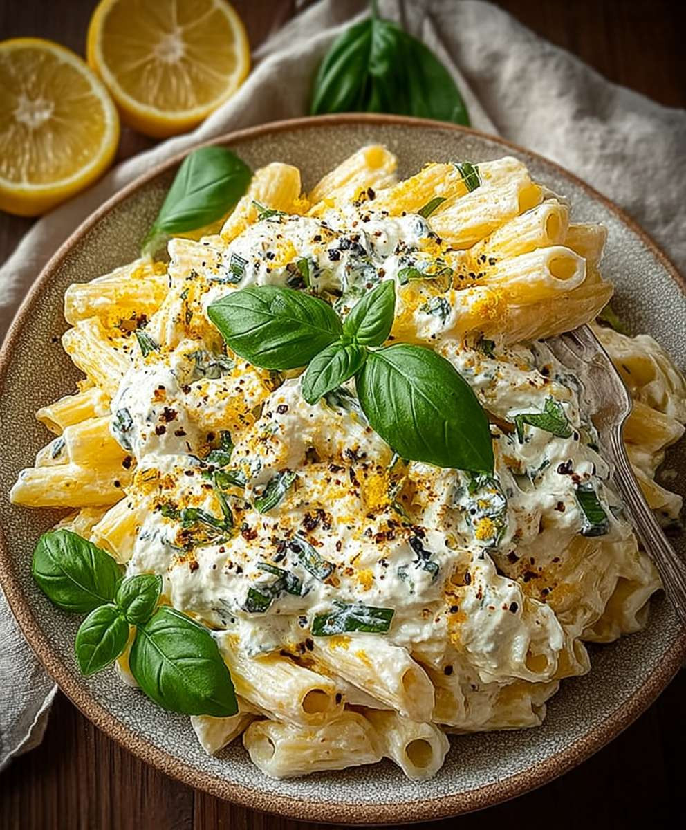 Einfache Ricotta Pasta