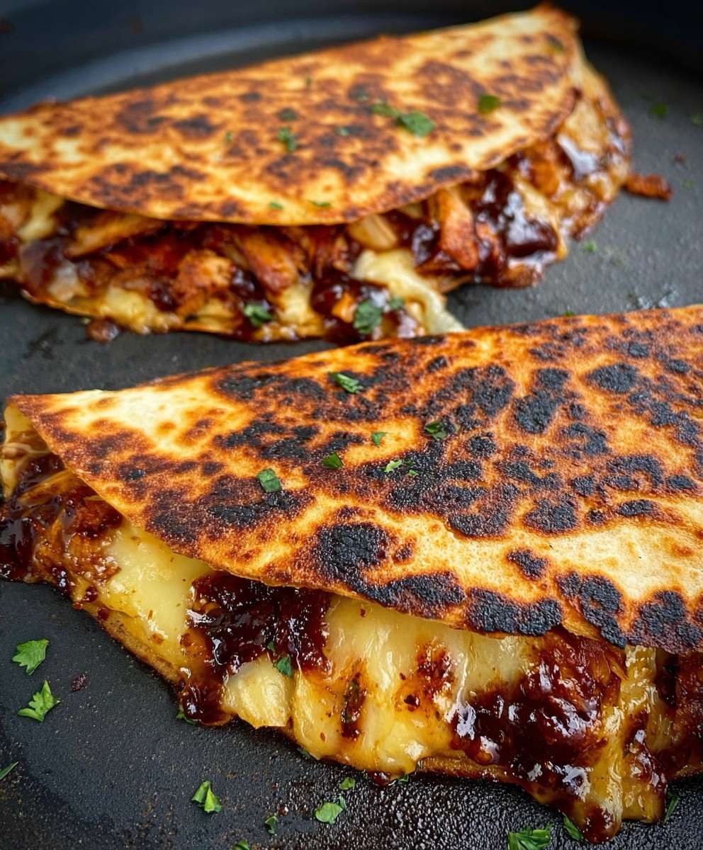 Blackstone Hot Honey Chicken Quesadillas