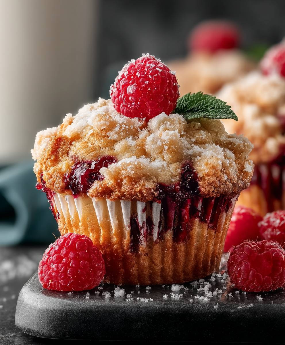 Buttermilch Himbeer Muffins backen