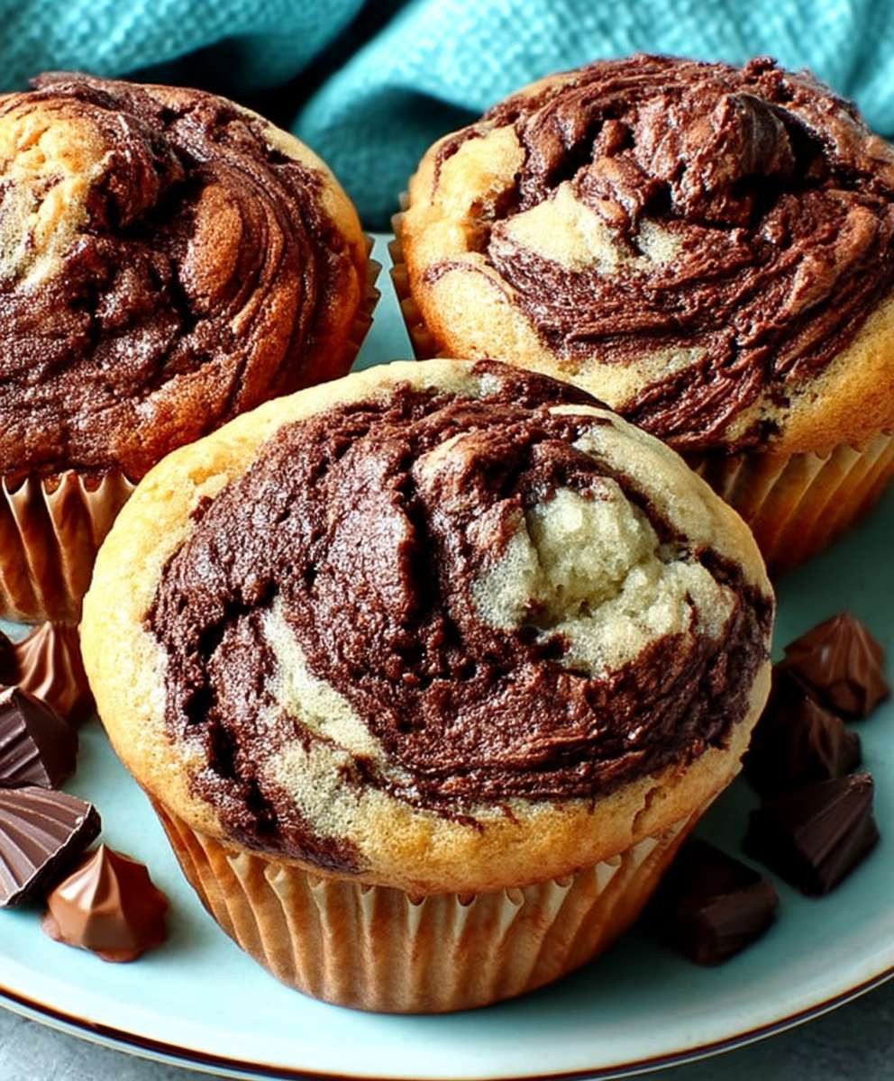 Nutella Muffins backen
