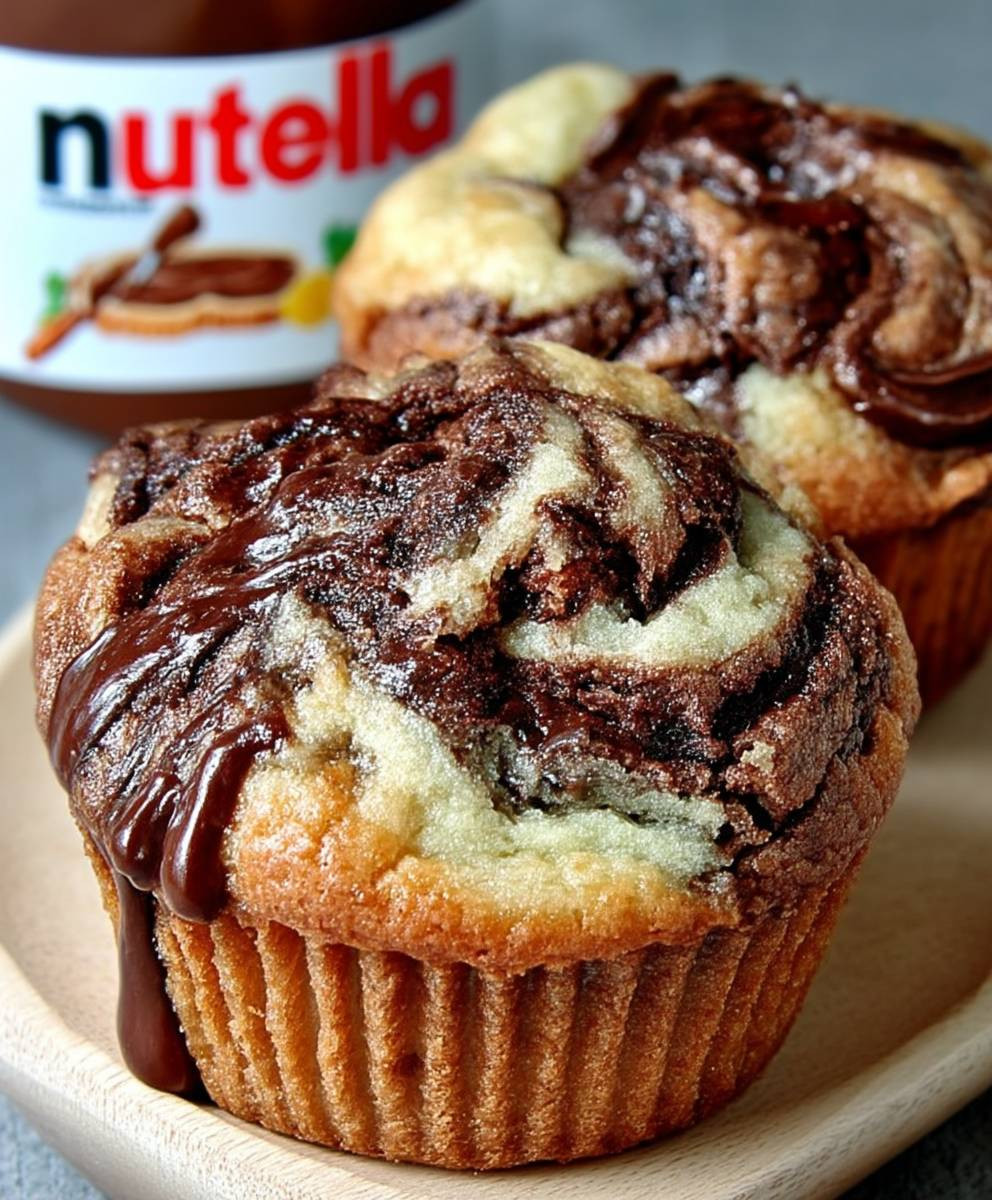 Nutella Muffins backen