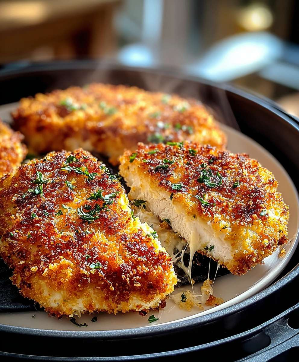 Air Fryer Parmesan Hähnchen