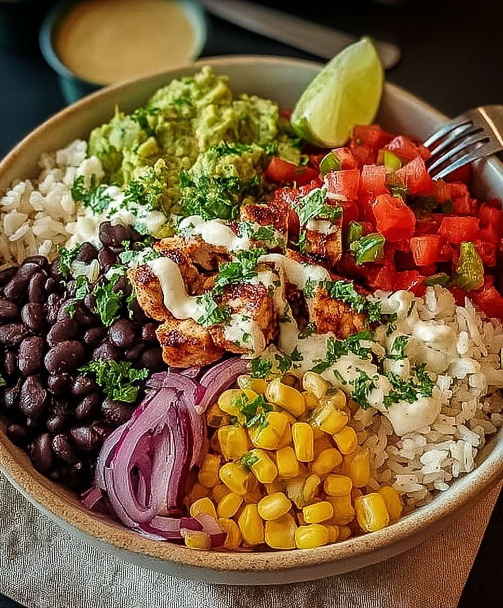 Bunte Burrito Bowl