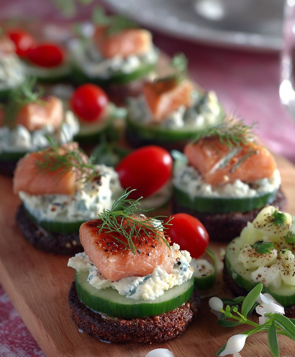 Lachs Frischkäse Fingerfood vorbereiten