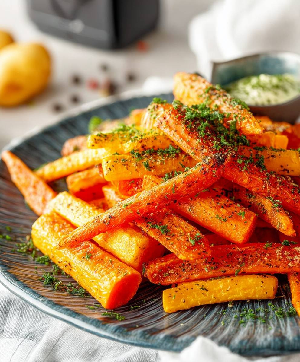 Airfryer Möhren Gemüse zubereiten