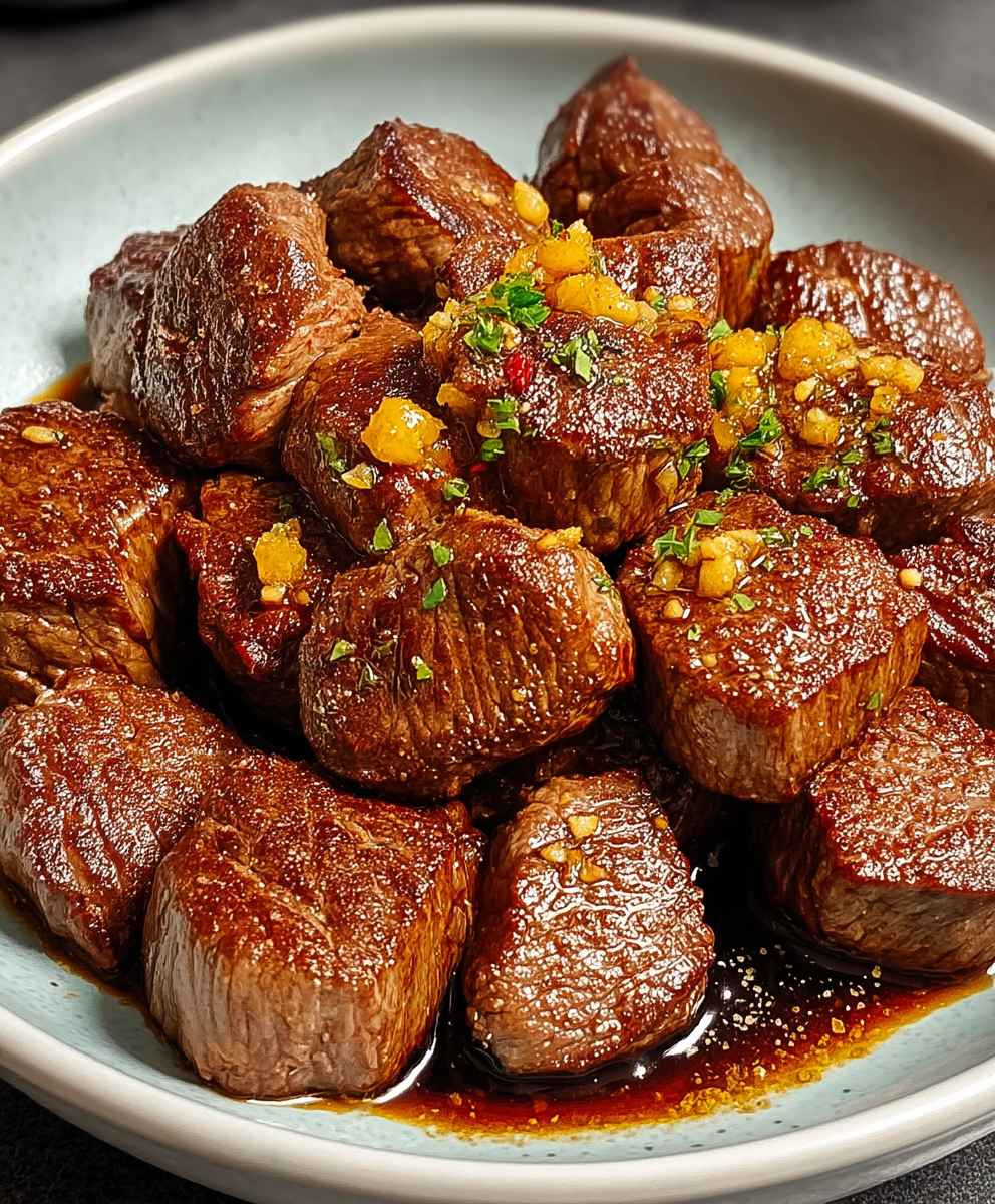 Heißluftfritteuse Steak Häppchen