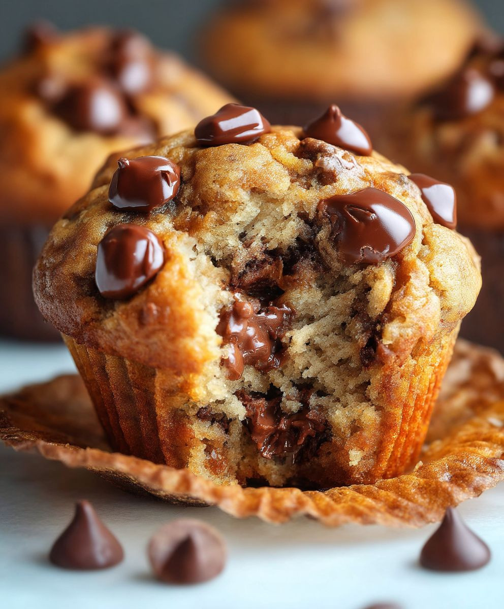 Bananen Schoko Muffins backen