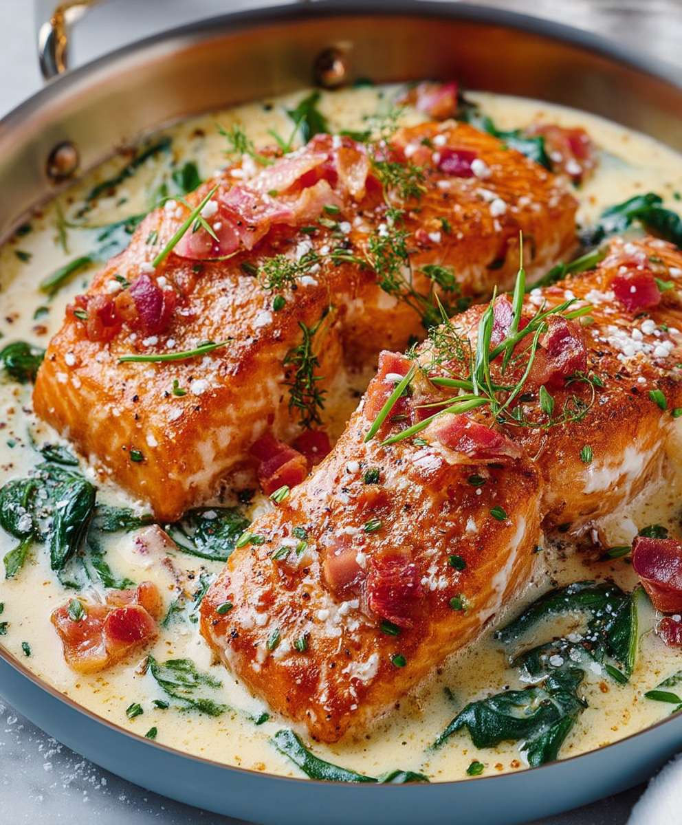 Knoblauch Lachs Toskanische Art
