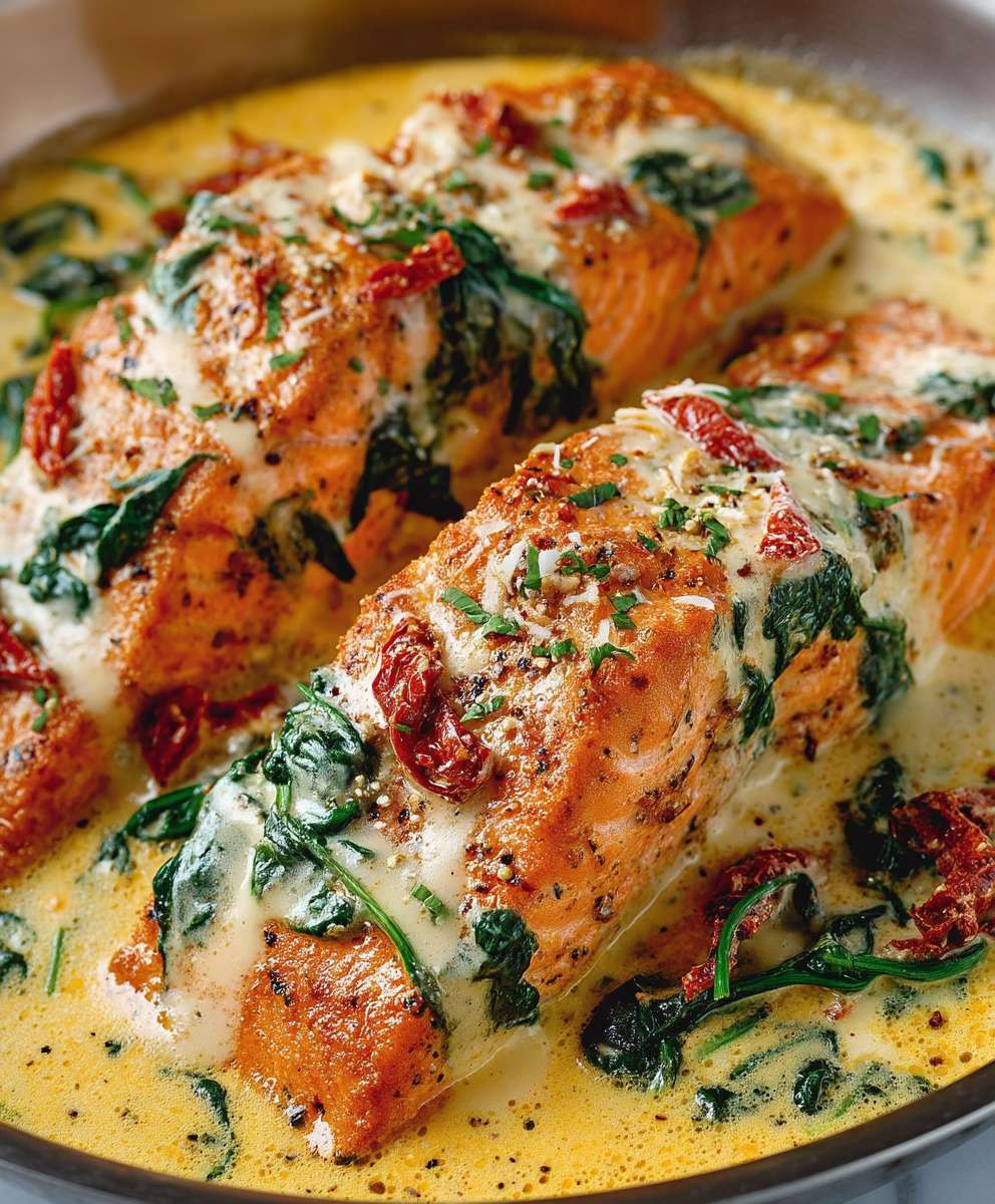 Knoblauch Lachs Toskanische Art