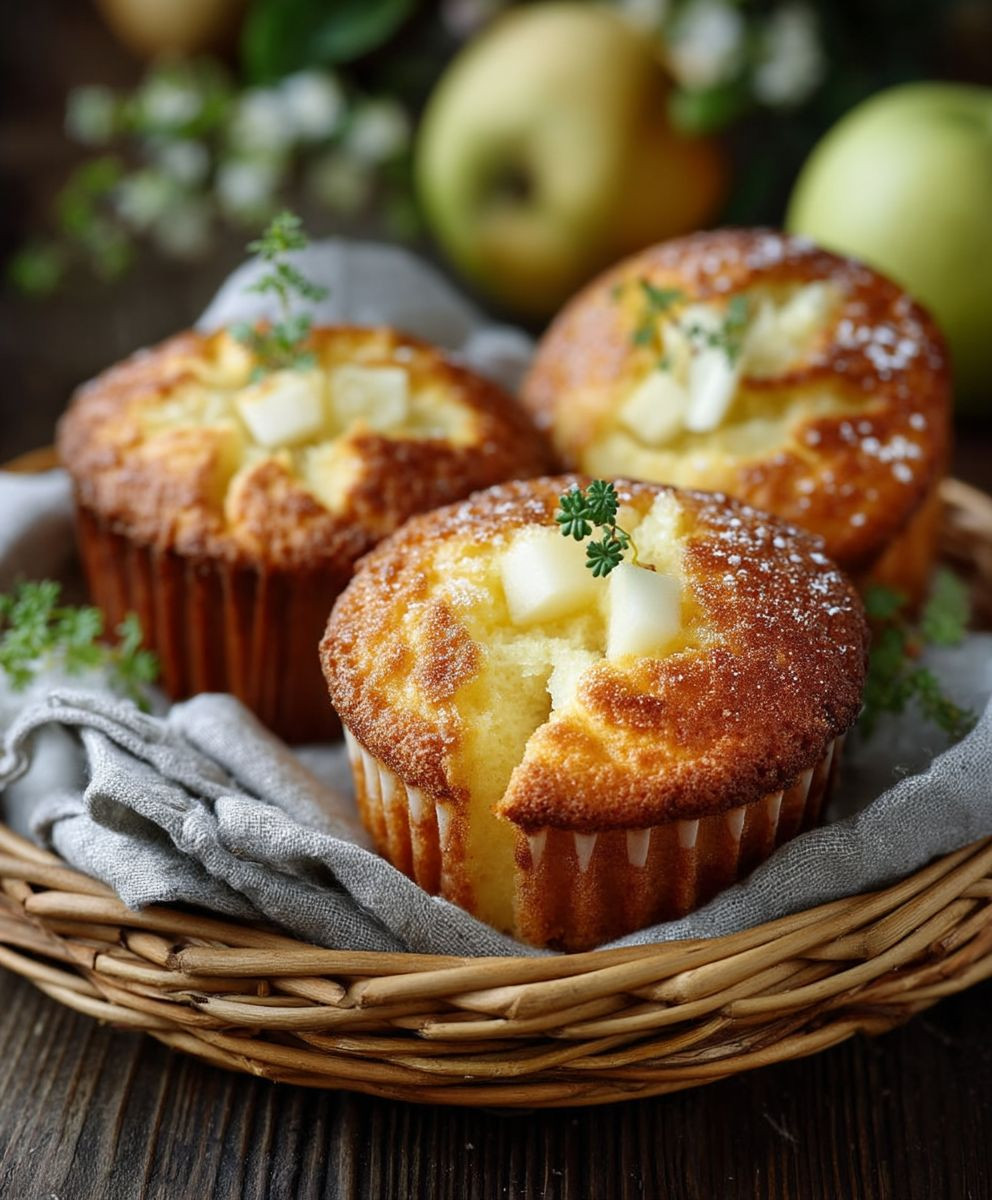 Zuckerfreie Apfelmus Muffins
