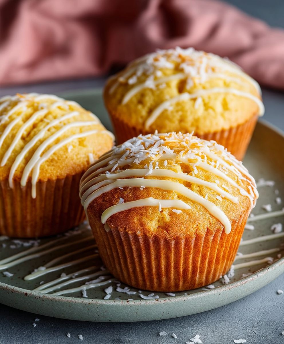 Kokos Muffins backen