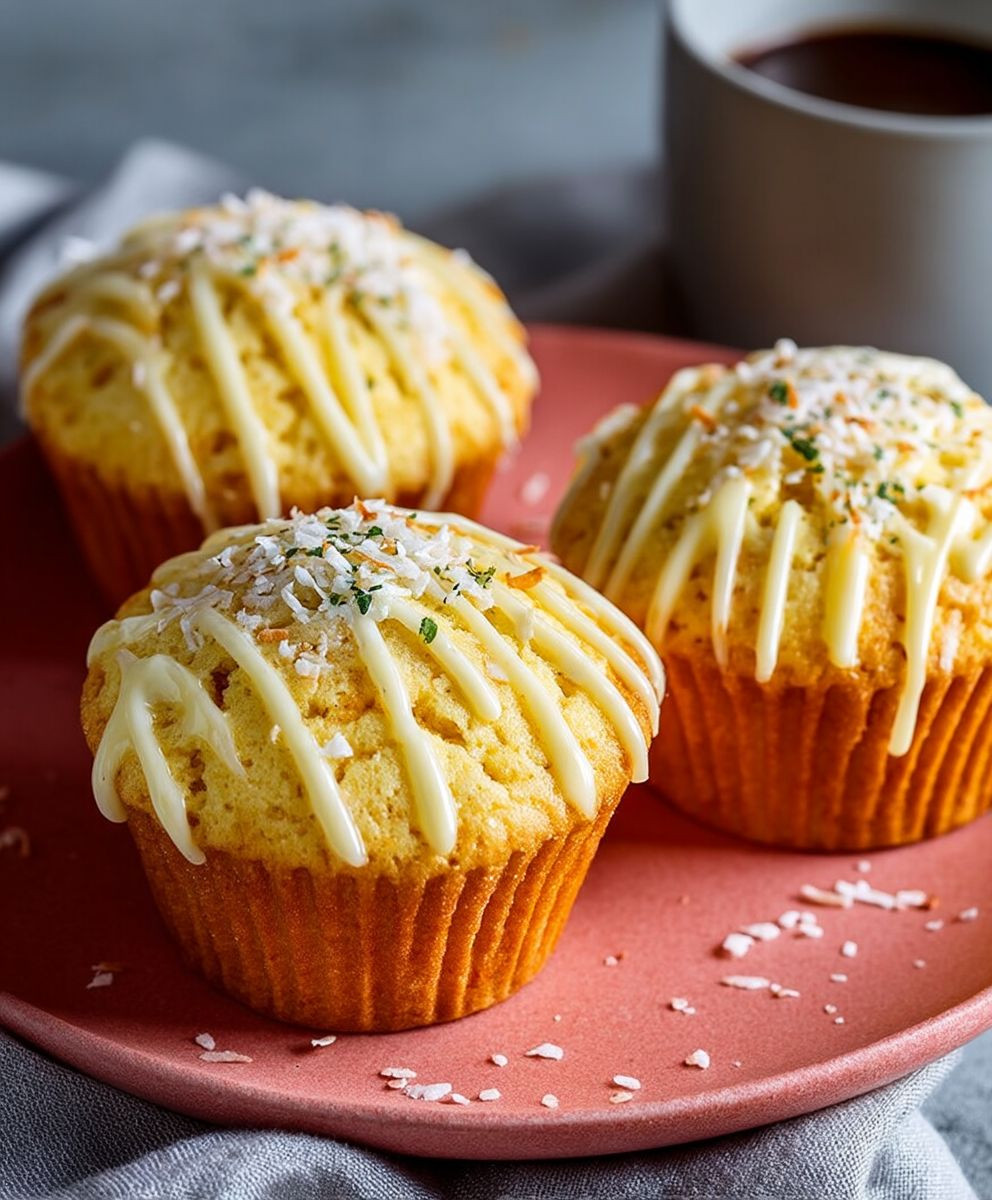 Kokos Muffins backen