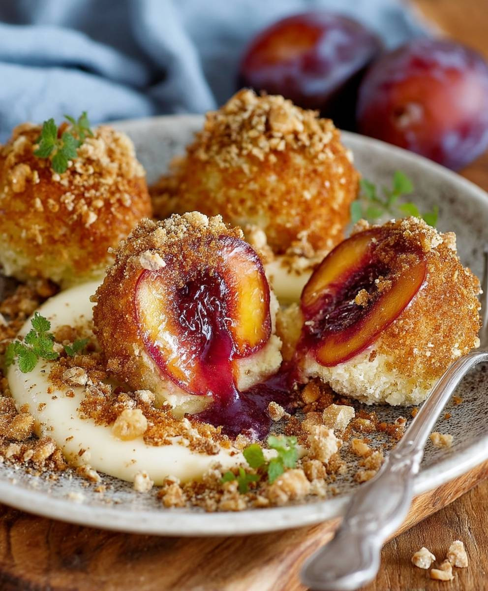 Zwetschgenknödel Quark Grieß Teig