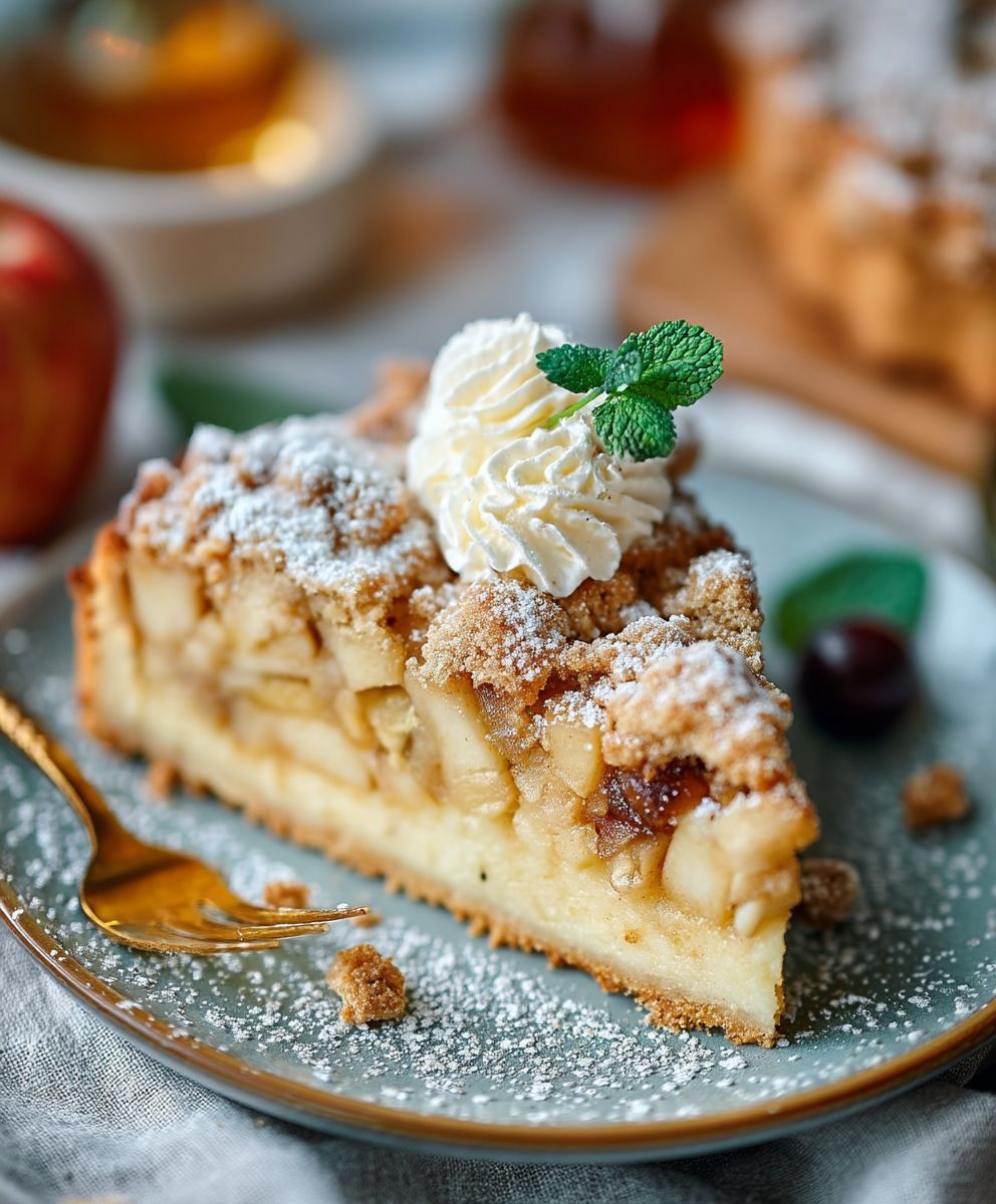 Apfelkuchen Streusel backen